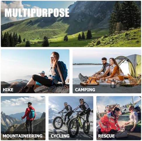 Ancable 1L Hiking Collapsible Water Bottles, 4-Pack 33OZ BPA-Free Foldable Backpacking Water Bottle for Travel Camping Hiking - Image 6